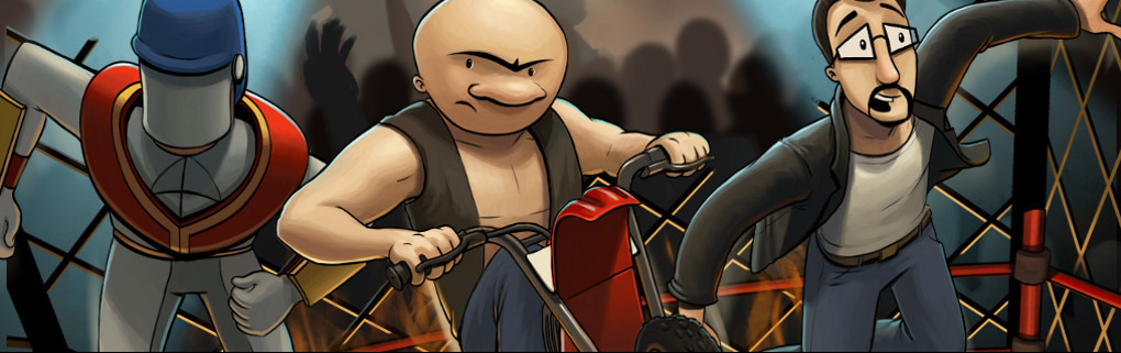 Wrestling´s most dysfunctional team returns!  The brawlers face illegal street-fighting and crazed war veterans when one of them wins wrestling´s most prestigous title.